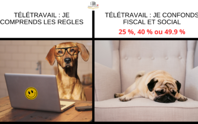 Télétravail : différences entre le fiscal et le social