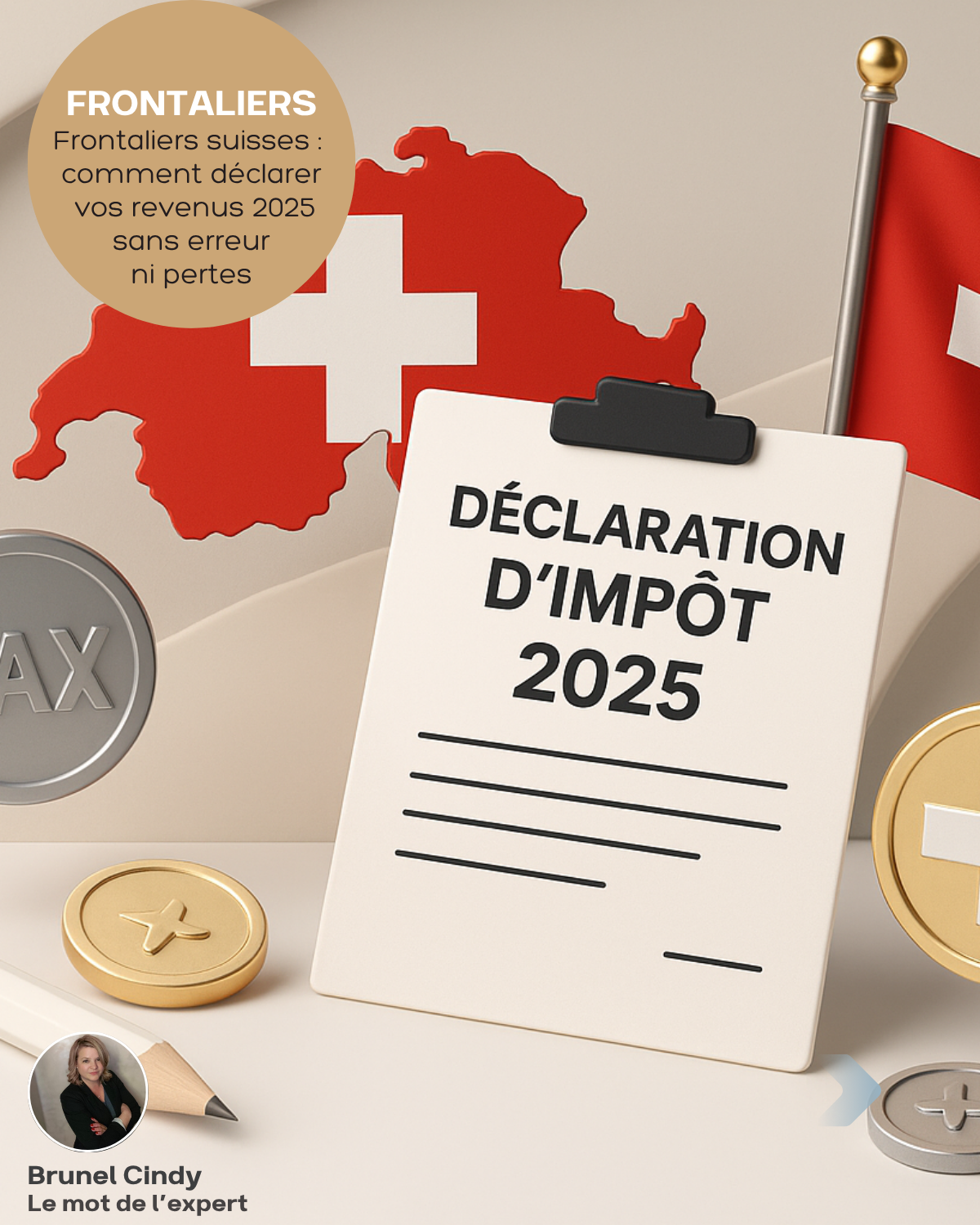 Frontaliers suisses : comment déclarer vos revenus 2025 – Cabinet LHB
