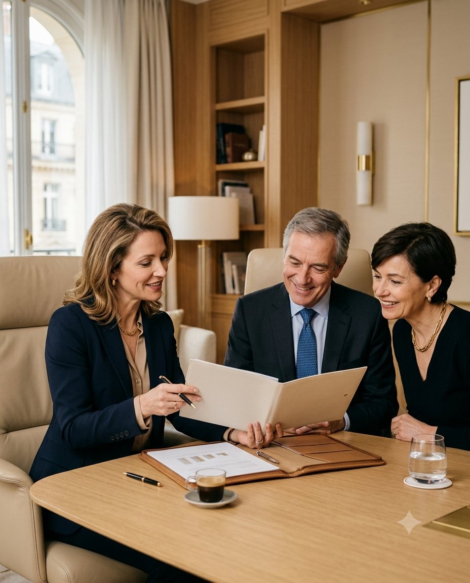 Rendez-vous de conseil en gestion de patrimoine au cabinet