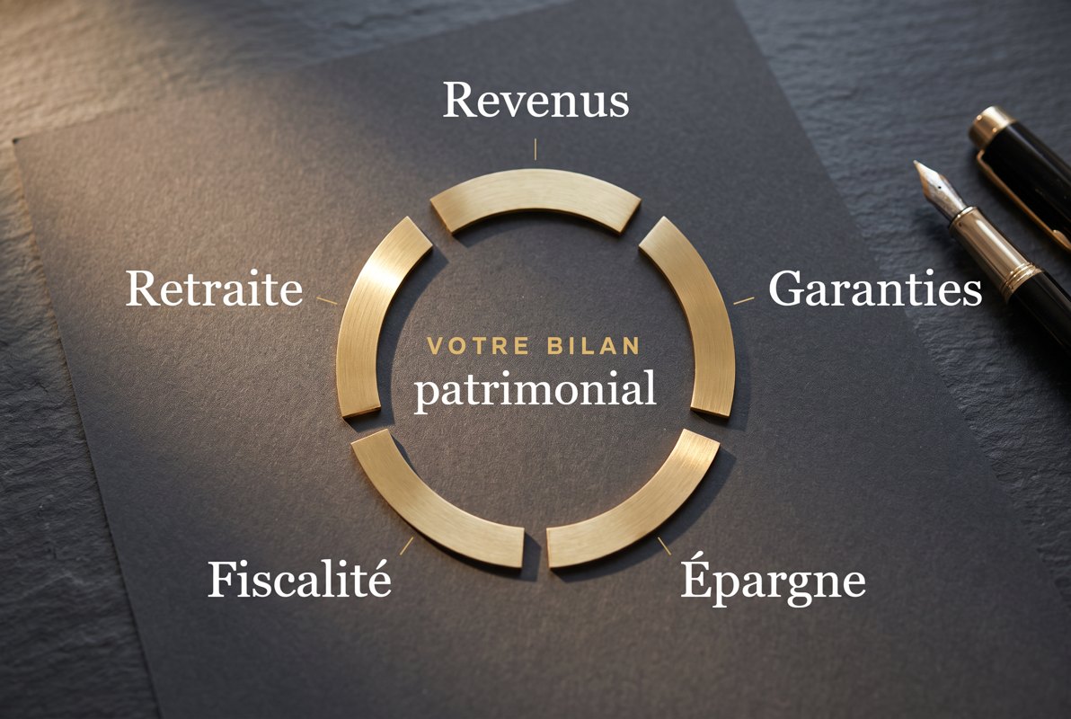 Le bilan patrimonial : revenus, garanties, épargne, fiscalité, retraite